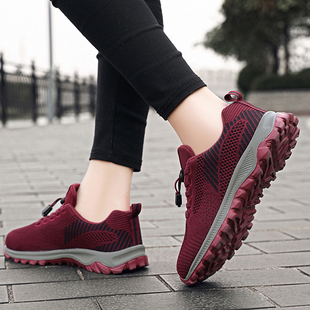 トレイルランニングシューズ レディース通気性抜群ローカット運動靴