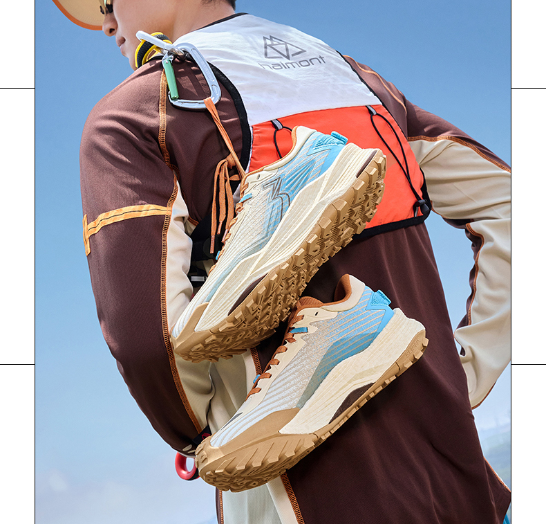 トレイルランニングシューズ 山岳縦走対応超軽量高反発メンズ登山靴