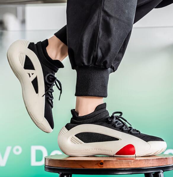 トレイルランニングシューズ メンズ厚底メッシュローカット運動靴