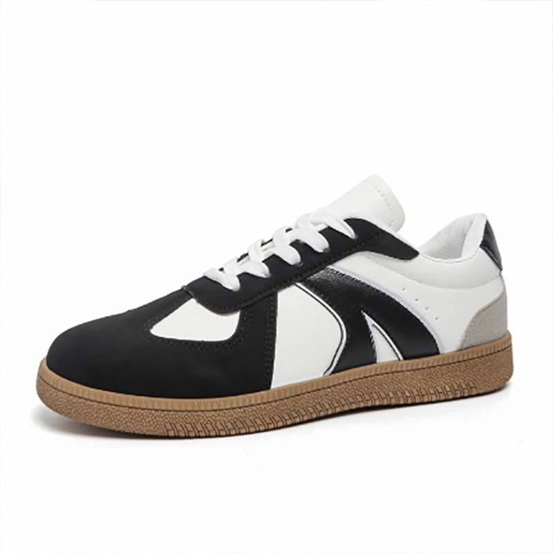 トレイルランニングシューズ レディース配色運動靴 復古風美脚効果 軽量歩きやすい靴