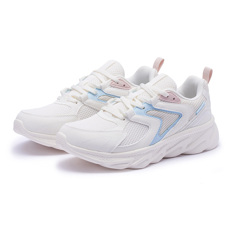 トレイルランニングシューズ 軽量通気性厚底クッションレディースランニングシューズ