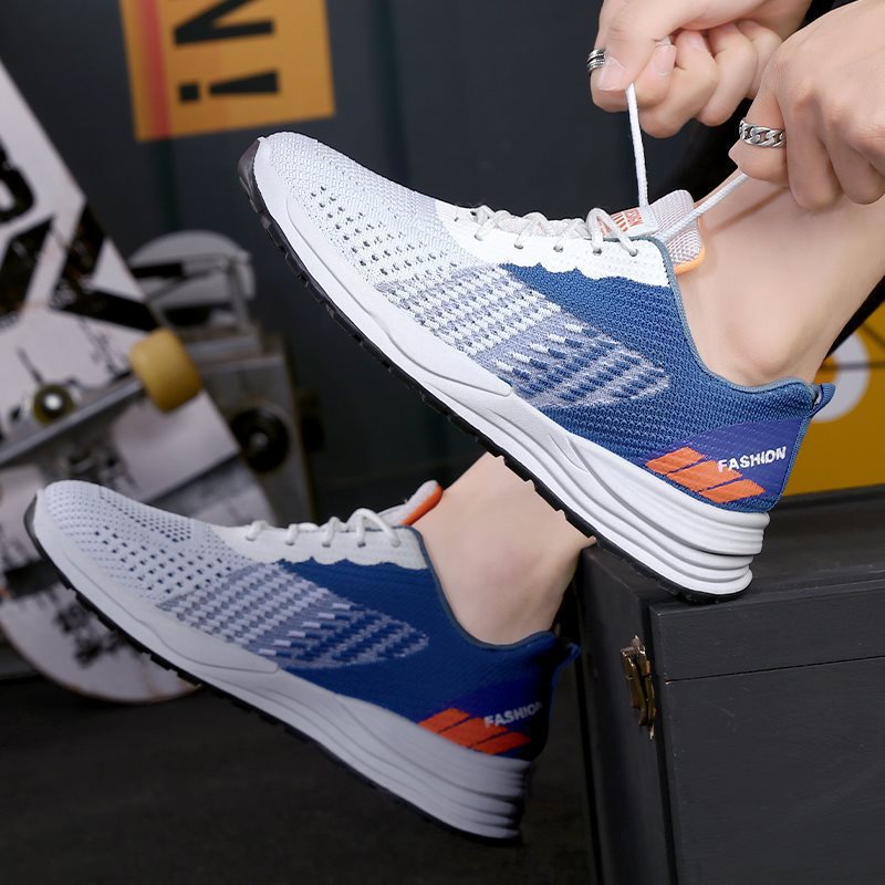 トレイルランニングシューズ 超軽量通気性メッシュメンズランニングシューズ