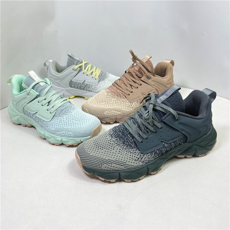 レディース軽量通気性メッシュトレイルランニングシューズ