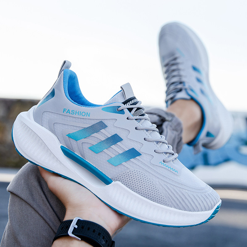 トレイルランニングシューズ 軽量通気性メッシュメンズトレイルランニングシューズ