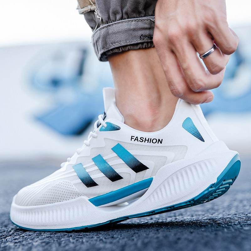 トレイルランニングシューズ 軽量通気性メッシュメンズトレイルランニングシューズ