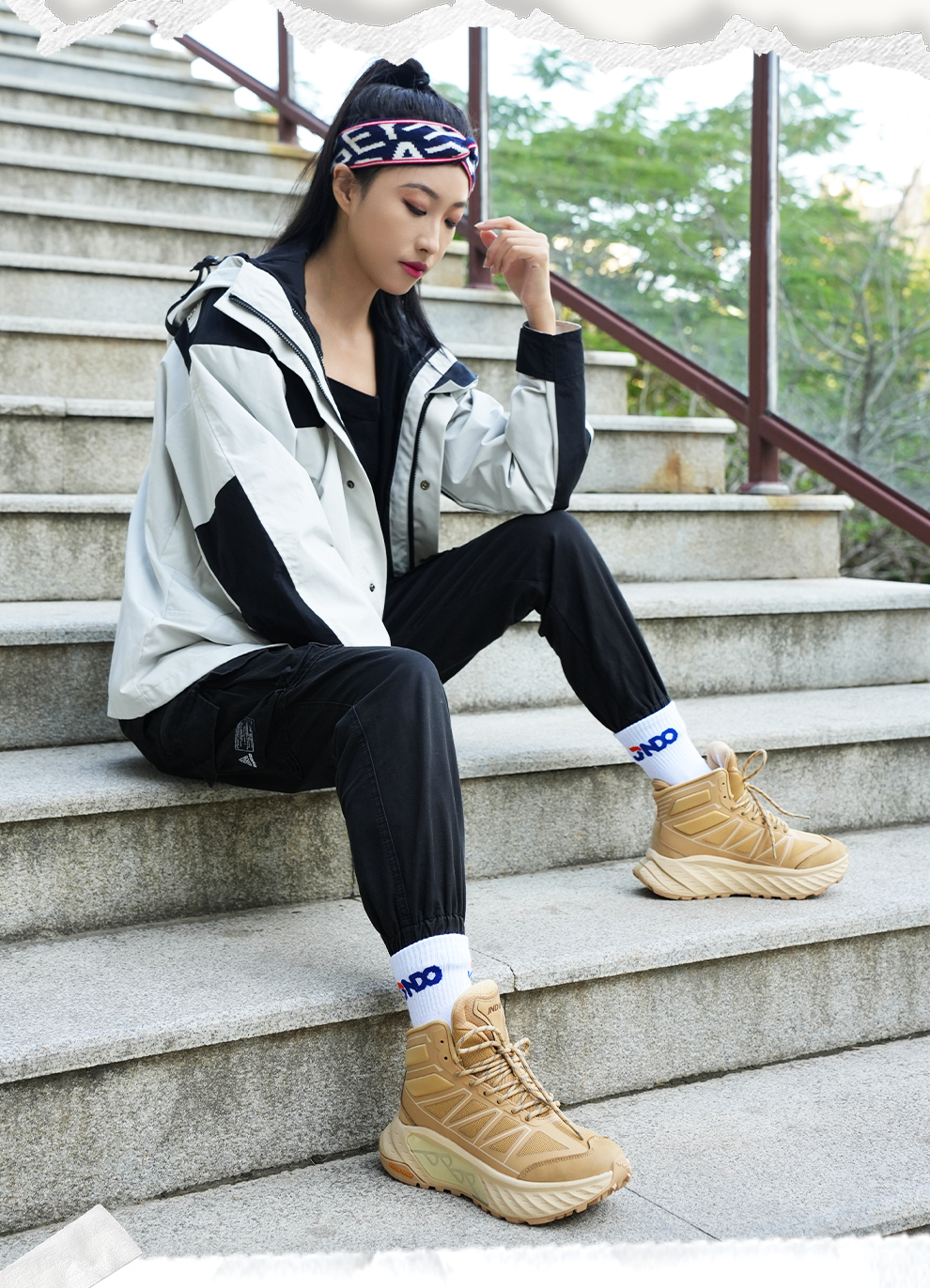 トレイルランニングシューズ トレイルランニングシューズ 山岳征服 防水ハイカット