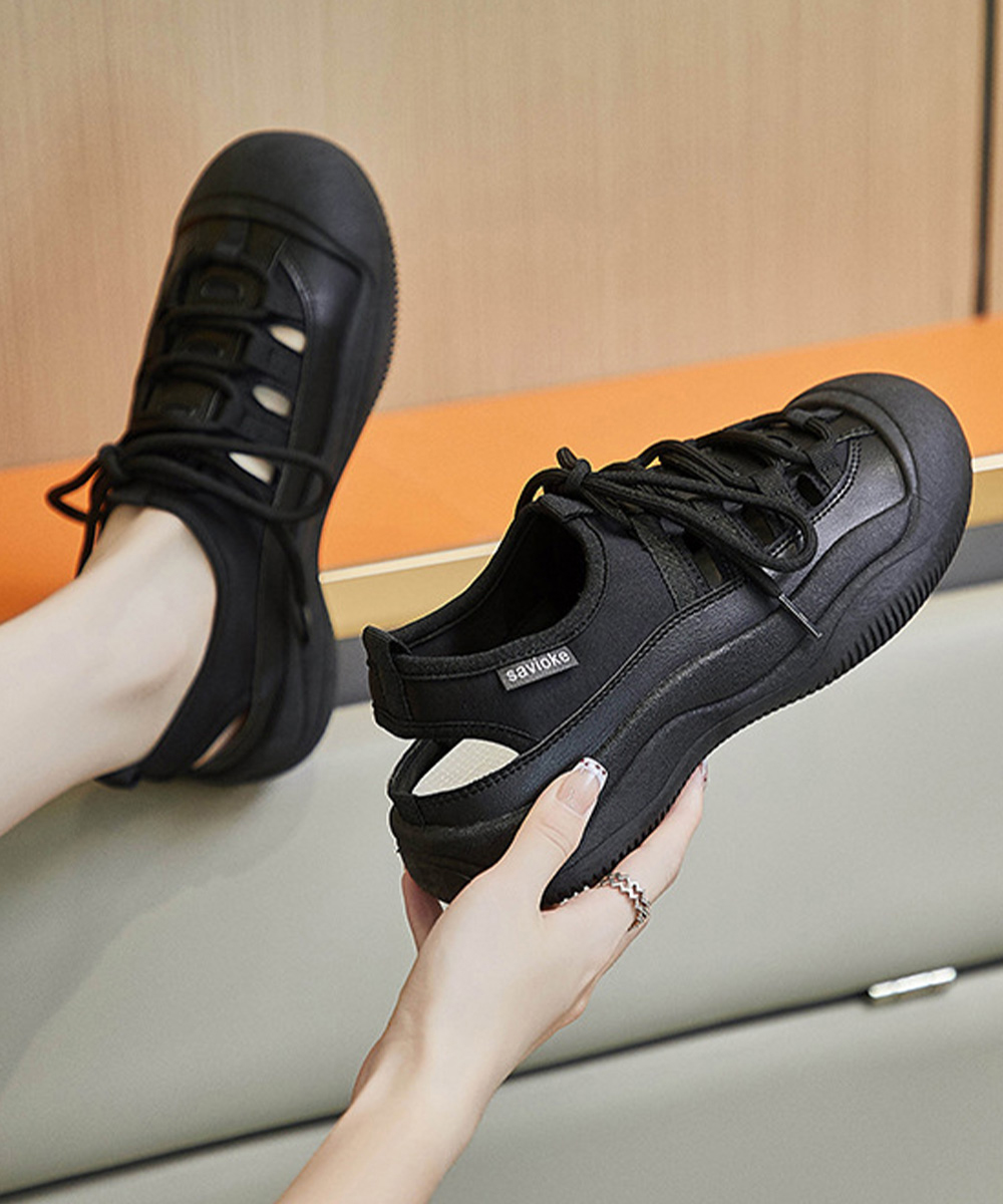 トレイルランニングシューズ レディース 通気性抜群 厚底運動靴