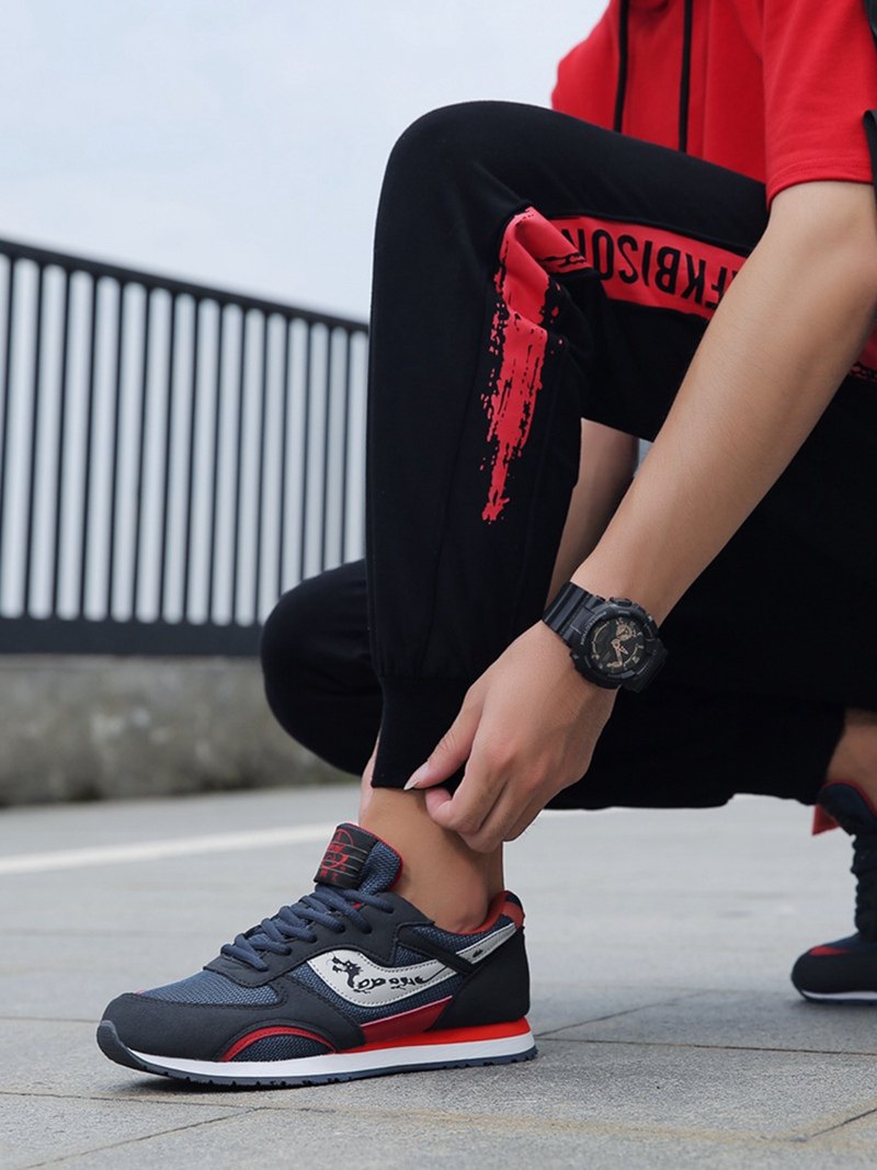 トレイルランニングシューズ メンズ軽量通気性抜群山道対応運動靴