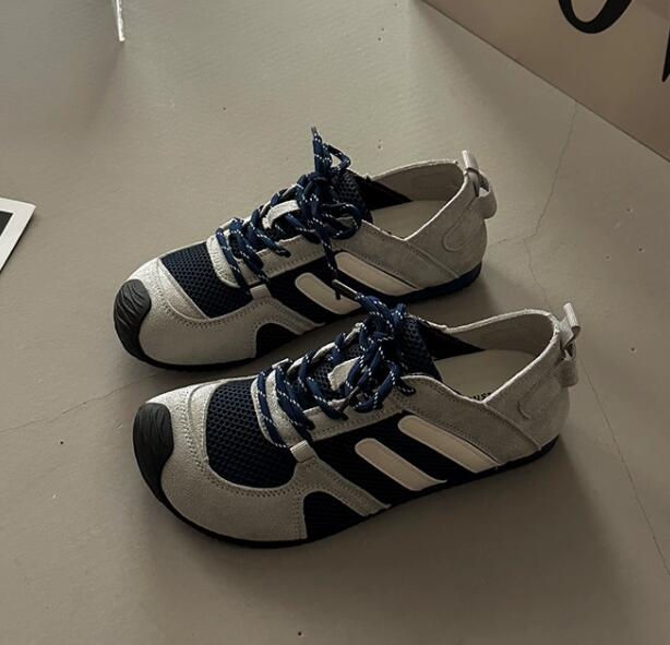 トレイルランニングシューズ メンズ運動靴 透湿網目素材 様々な服装に合う靴