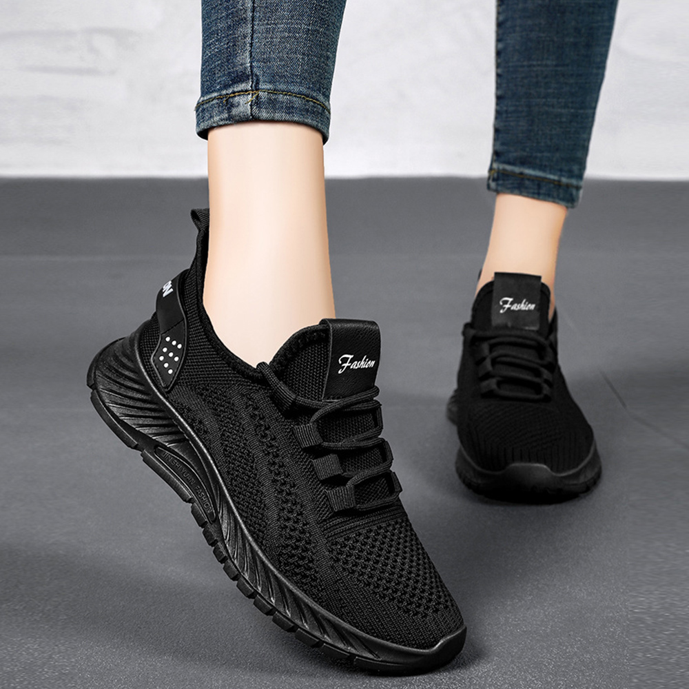 トレイルランニングシューズ レディース 軽量ニット運動靴 歩きやすい履き心地