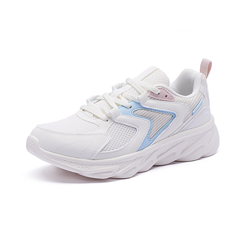 トレイルランニングシューズ 軽量通気性厚底クッションレディースランニングシューズ