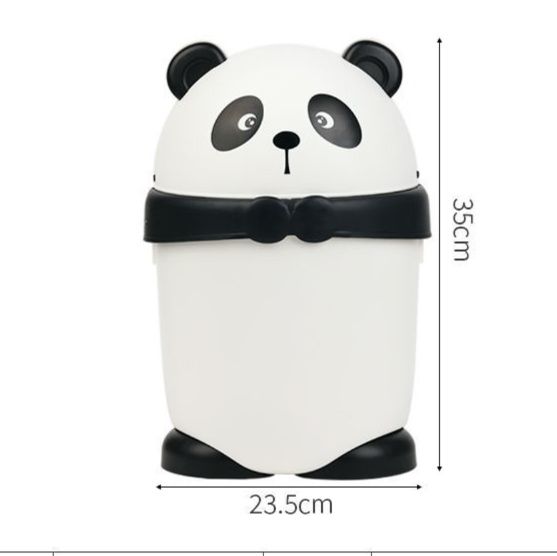 パンダとペンギンのかわいいコンパクトゴミ箱