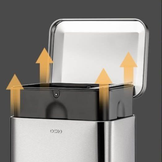 キッチン ゴミ箱 清潔感際立つスタイリッシュペダルゴミ箱