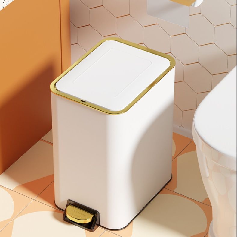 キッチン ゴミ箱 高級感あふれる角型ペダルゴミ箱