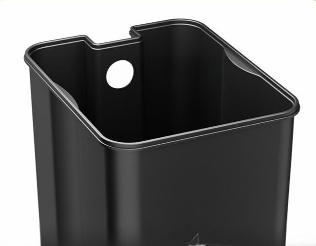 キッチン ゴミ箱 高級感あふれる角型ペダルゴミ箱