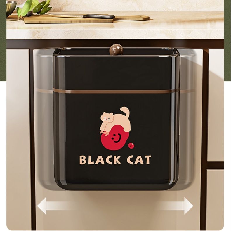 キッチン ゴミ箱 猫モチーフ壁掛けキッチンごみ箱
