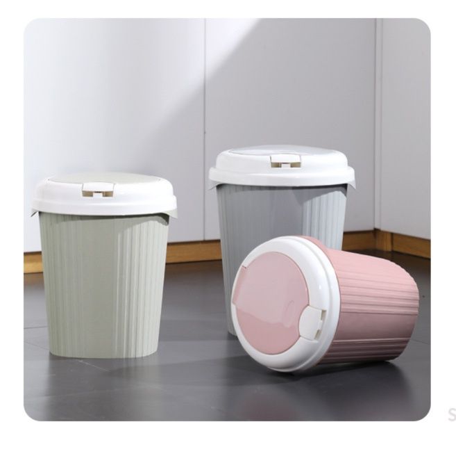 キッチン ゴミ箱 押すだけ簡単ワンタッチ式ゴミ箱