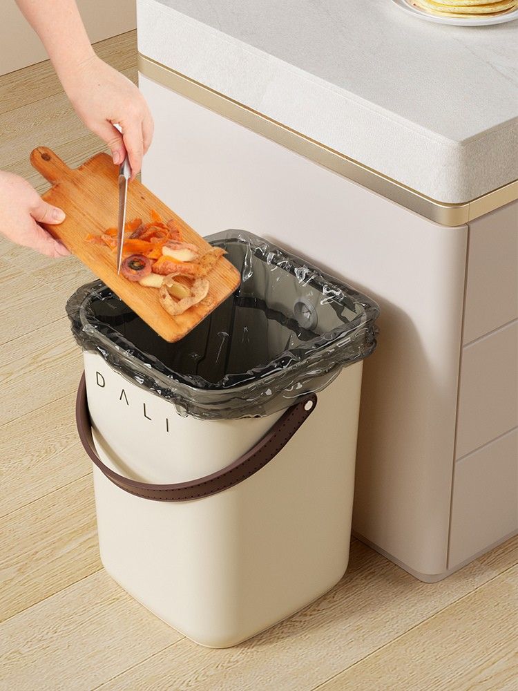 キッチン ゴミ箱 取っ手付き角型ゴミ箱