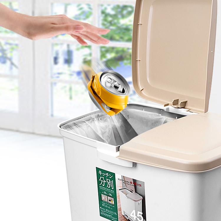 キッチン ゴミ箱 足踏み式分別対応キッチン用ごみ箱