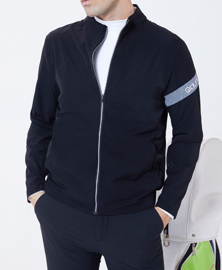 ゴルフ ウェア メンズ スポーティック 軽量立ち襟ジャケット