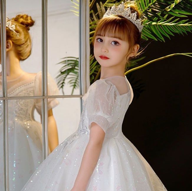 フォーマルワンピース プリンセスチュールドレス