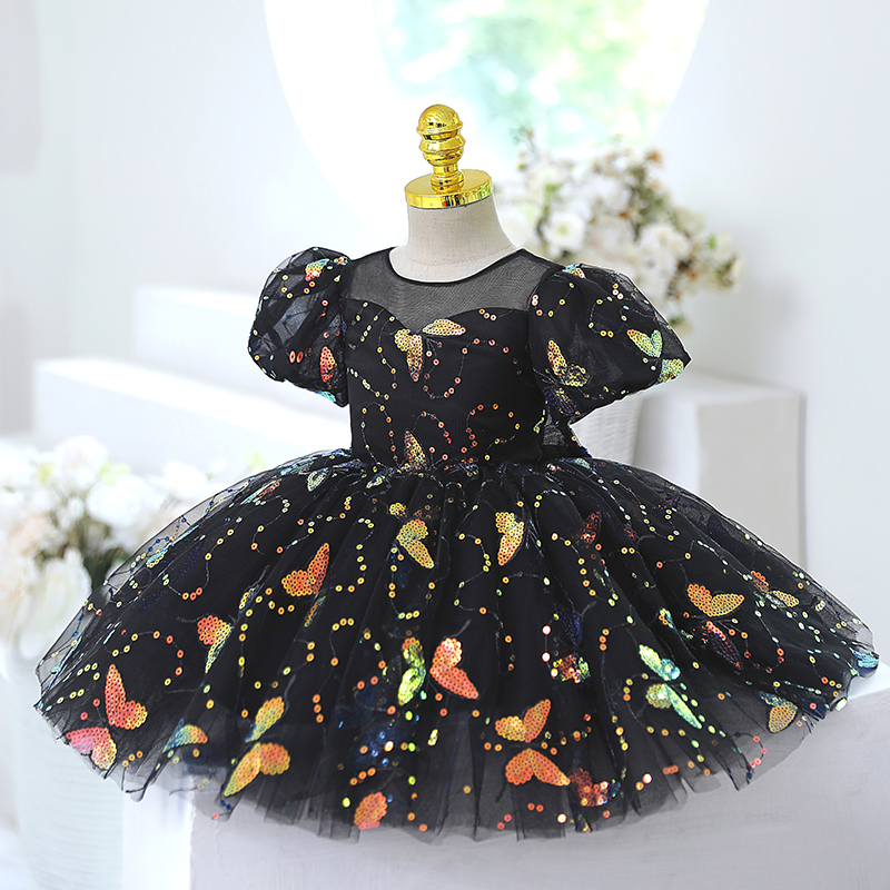 フォーマルワンピース キラめく蝶々のプリンセスドレス