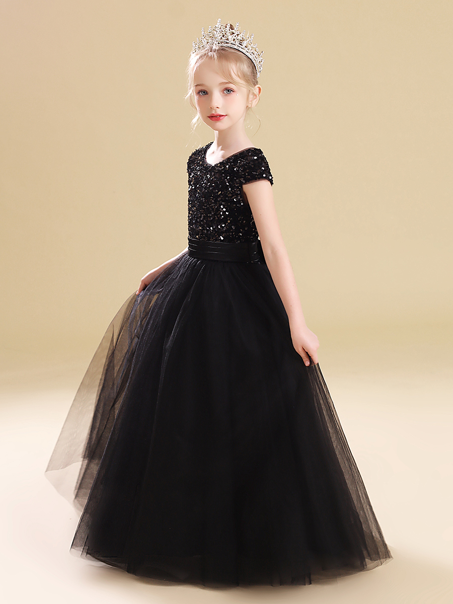 フォーマルワンピース プリンセスチュールロング ドレス