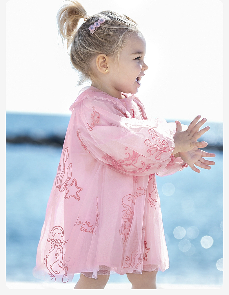 フォーマルワンピース 海の妖精チュールワンピース