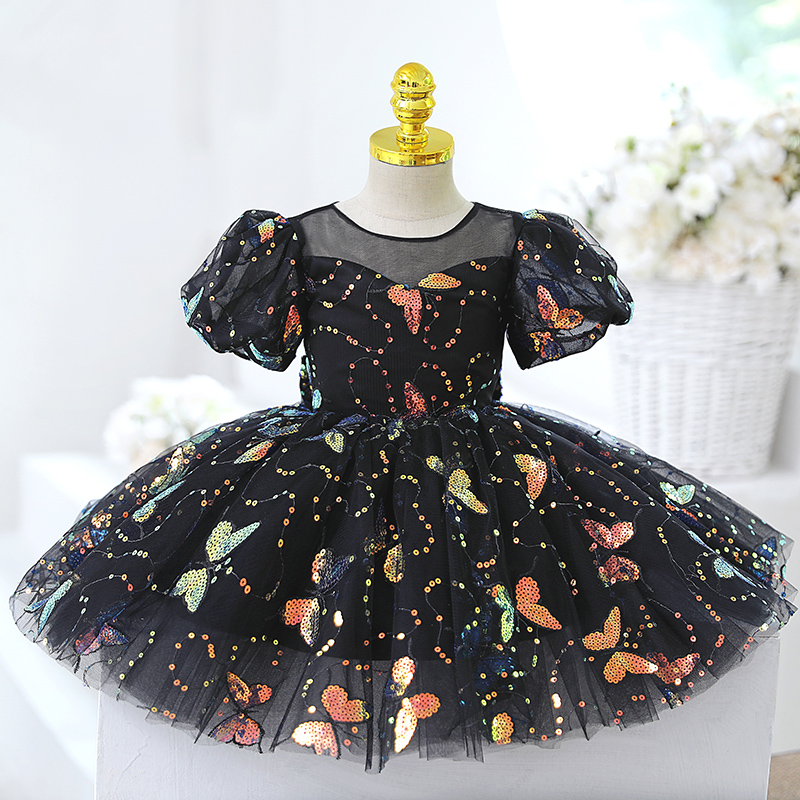 フォーマルワンピース キラめく蝶々のプリンセスドレス