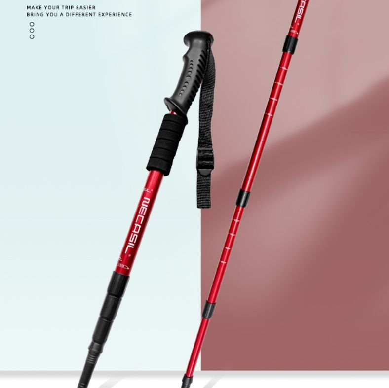 杖 多機能伸縮アルミ登山サポーター