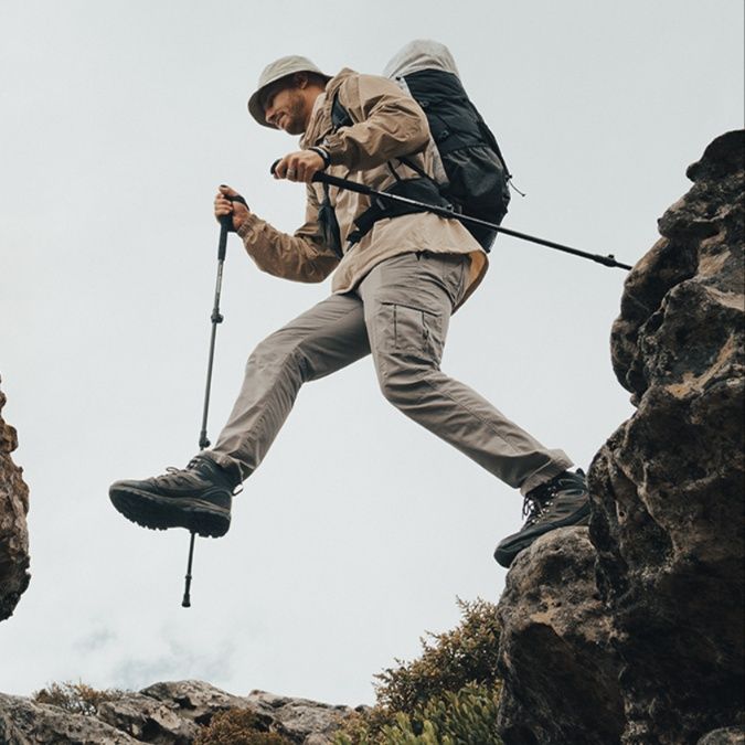 杖 全地形対応 プロ登山支援杖