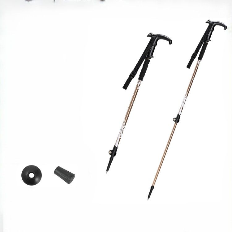 杖 軽量コンパクト アルミ製トレッキングポール