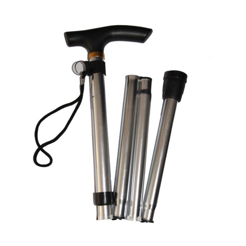 杖 五段階調節式折りたたみ軽量伸縮杖