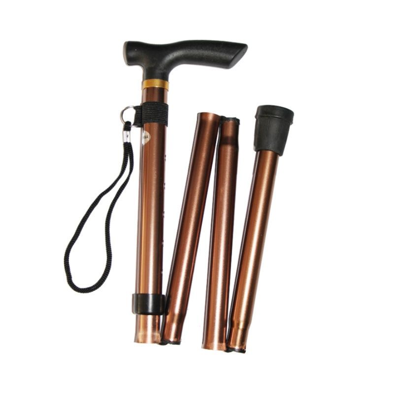 杖 五段階調節式折りたたみ軽量伸縮杖