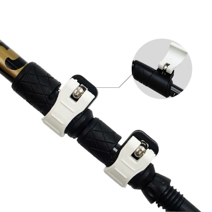 杖 外鎖式伸縮調節登山杖 三段式軽量トレッキングポール