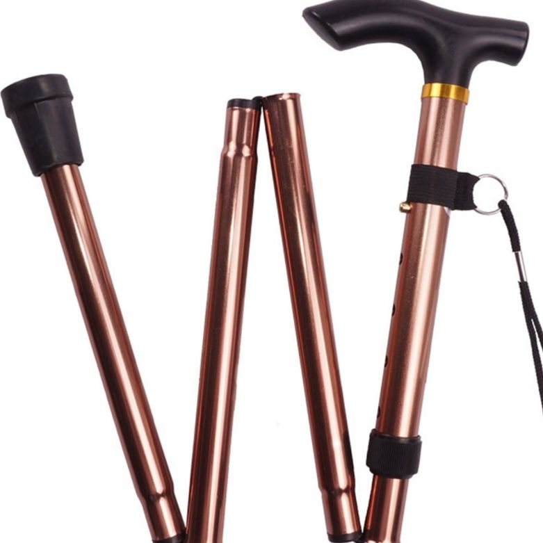 軽量アルミ製伸縮式防滑ウォーキング折りたたみ杖