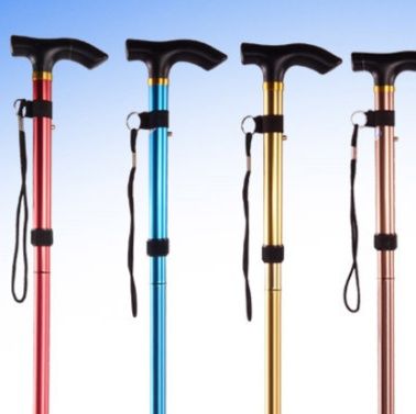 軽量アルミ製伸縮式防滑ウォーキング折りたたみ杖