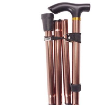 軽量アルミ製伸縮式防滑ウォーキング折りたたみ杖