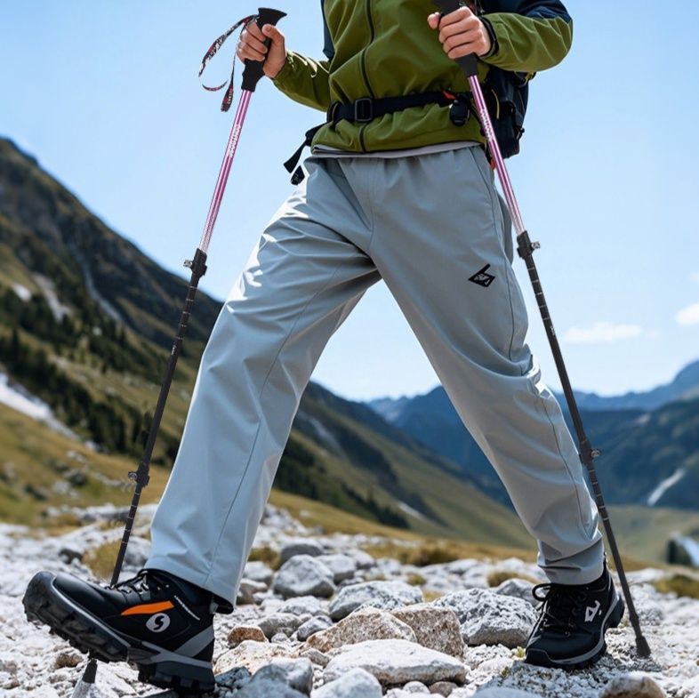 伸縮式軽量登山の杖長さ調節可能 携帯便利