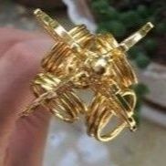 四面錫杖飾り付き仏教用杖3種サイズ展開