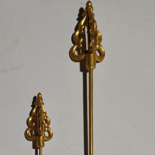 金属製装飾錫杖ミニチュア4種類セット