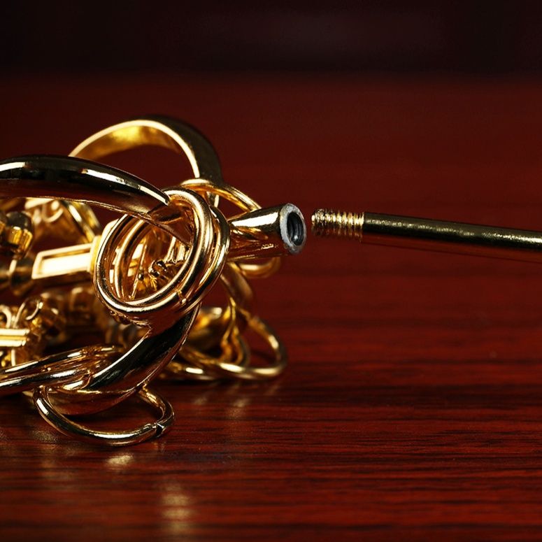 宝塔装飾五鈷杵頭飾り錫杖