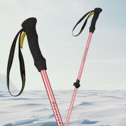 超軽量炭素繊維三段伸縮式登山杖