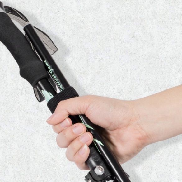 超軽量折り畳み式登山杖3段伸縮調整可能