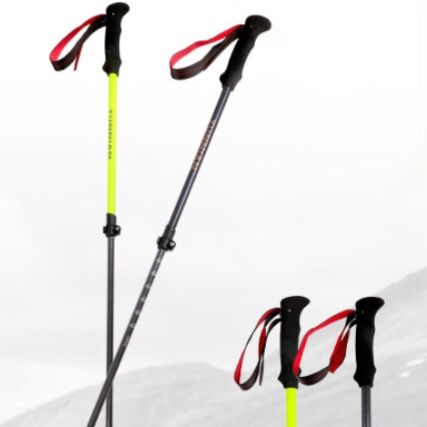 炭素繊維製超軽量伸縮式登山杖