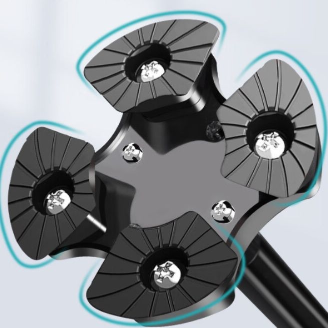 8段階高さ調節機能付き伸縮式一本松葉杖