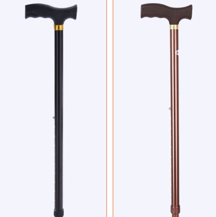 10段階調節可能単脚T字型握り手軽量歩行補助松葉杖