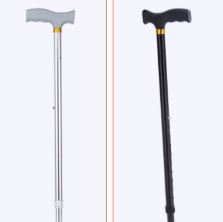 10段階調節可能単脚T字型握り手軽量歩行補助松葉杖