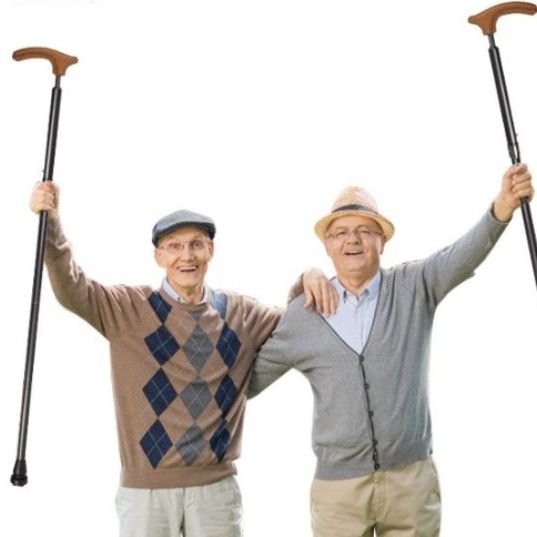 折り畳み式5段階調節機能付きウォーキング杖