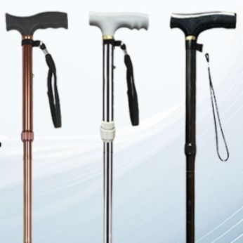 伸縮式高度調節可能折りたたみ松葉杖